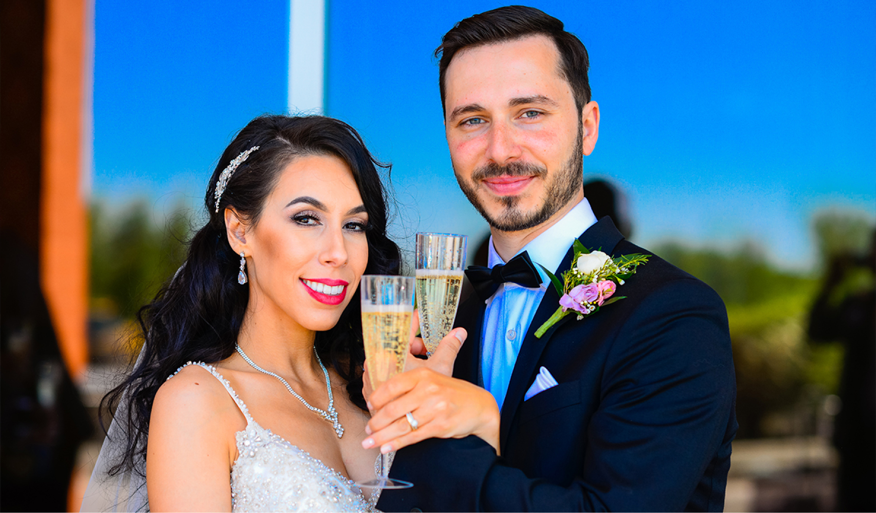 Montreal wedding photographer captures French-Italian couple at Montreal wedding venue