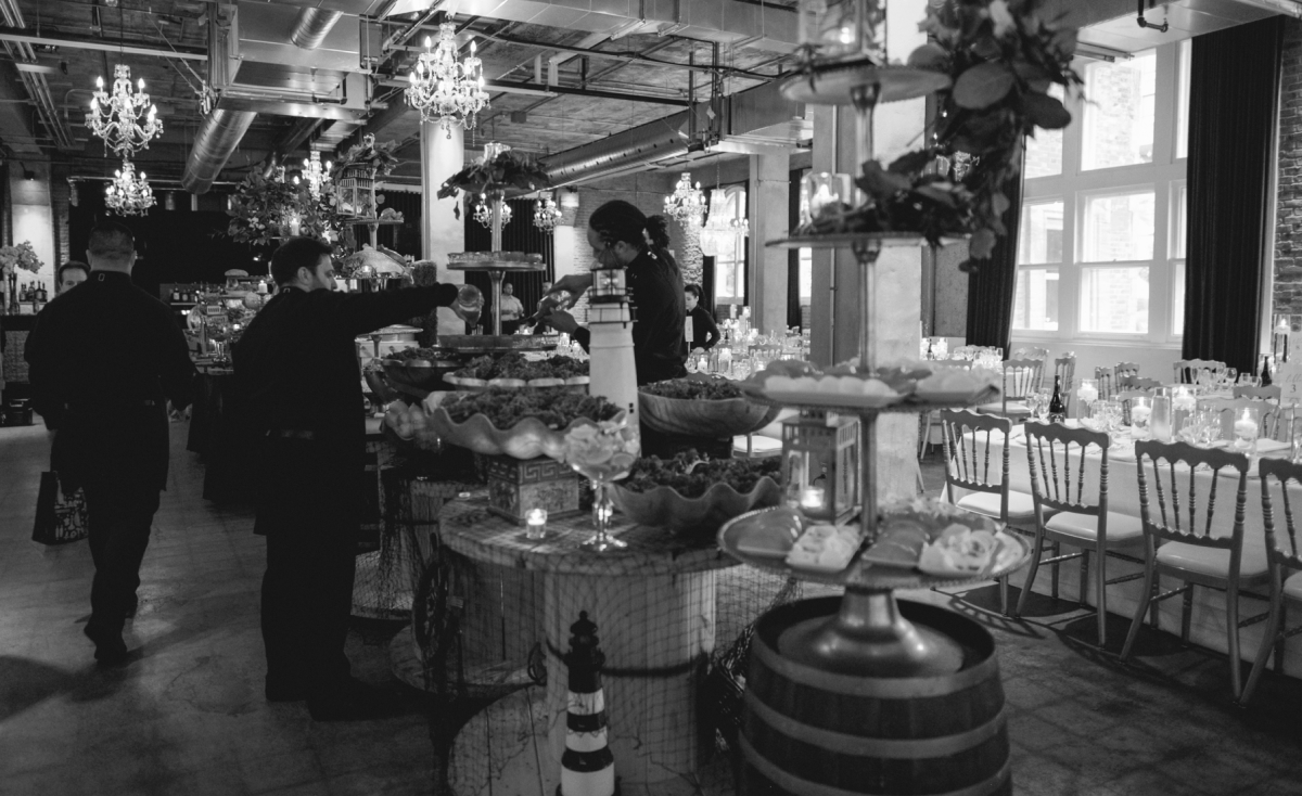 Montreal wedding photographer captures Italian wedding couple at Montreal venue