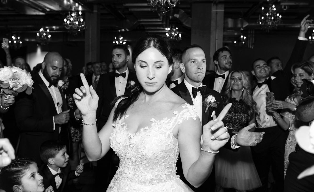 Montreal wedding photographer captures Italian wedding couple at Montreal venue