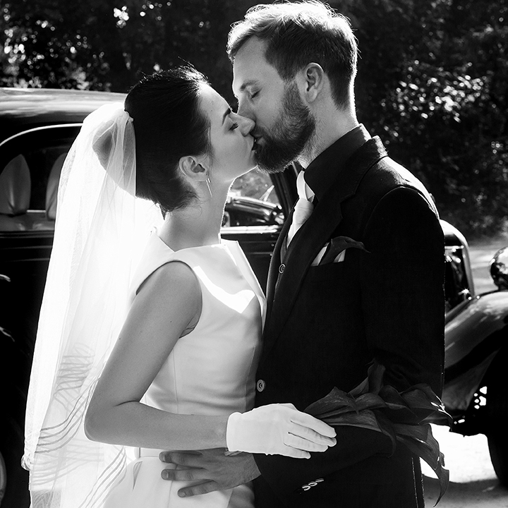 Montreal Wedding Photographer capturing couple celebration at romantic venue