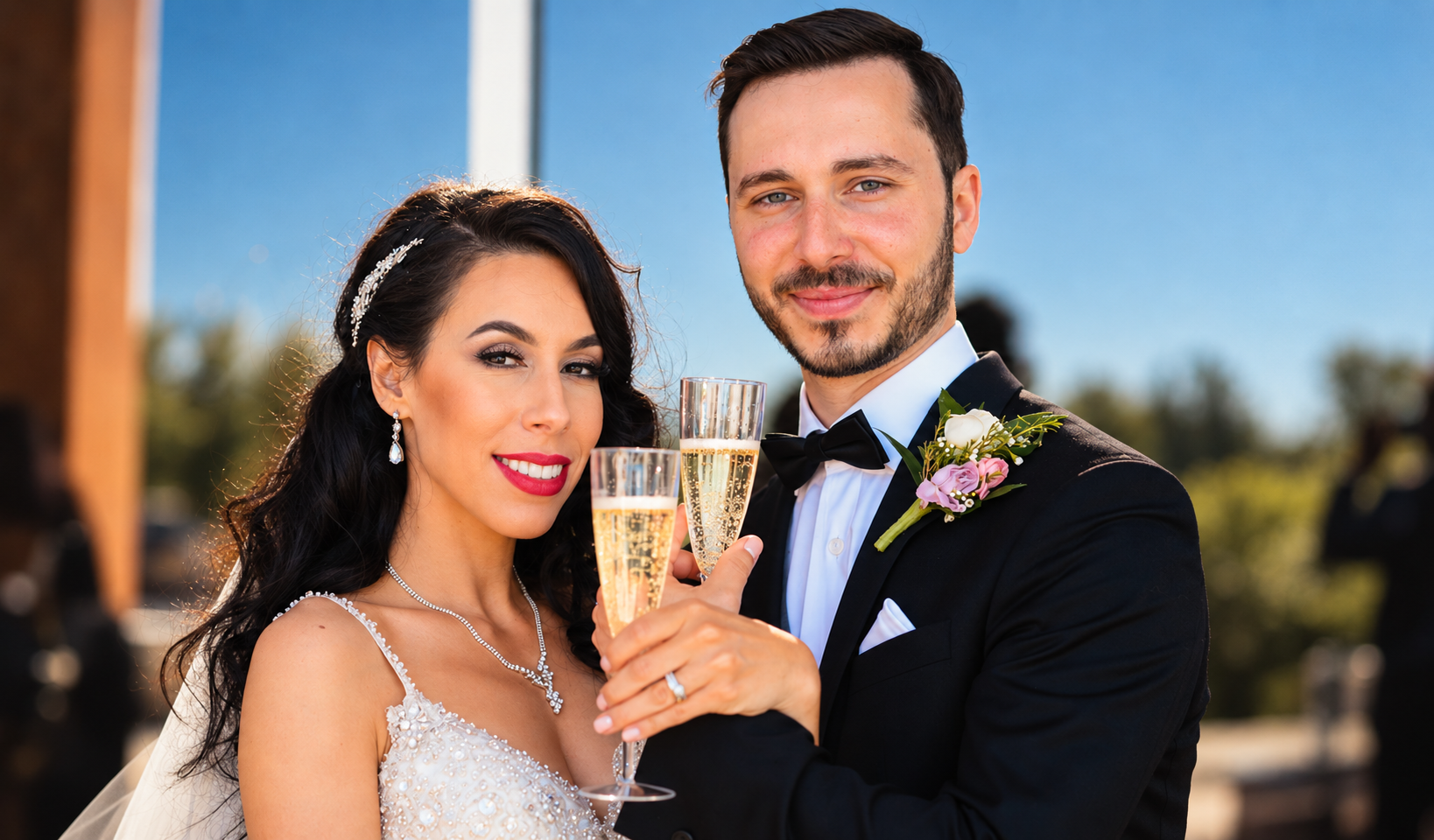 Montreal wedding photographer captures French-Italian couple at Montreal wedding venue