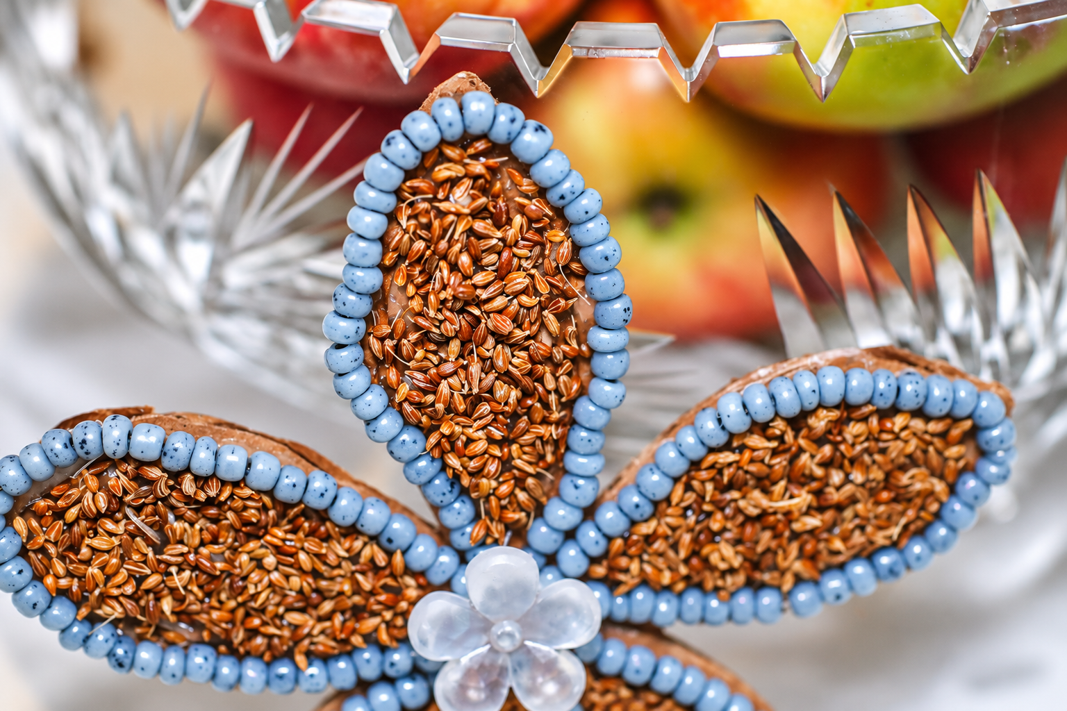 Beaded seed flower from the Sofreh Aghd
