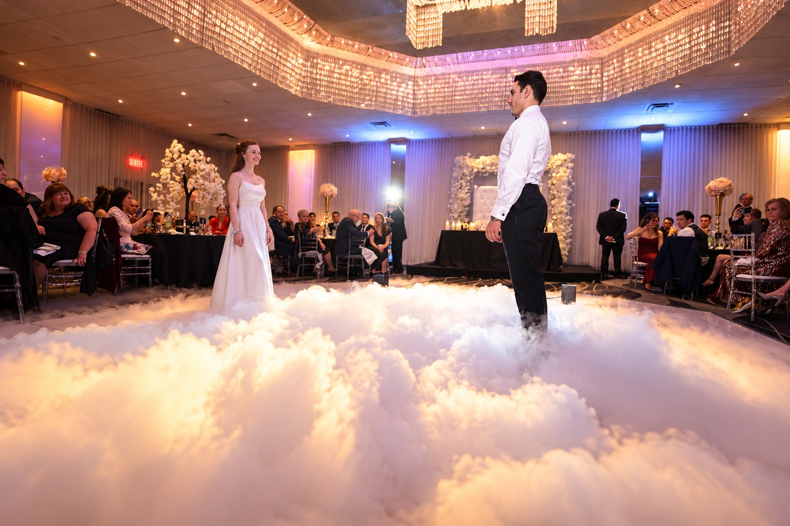 Jenna and Pouya dancing on the clouds
