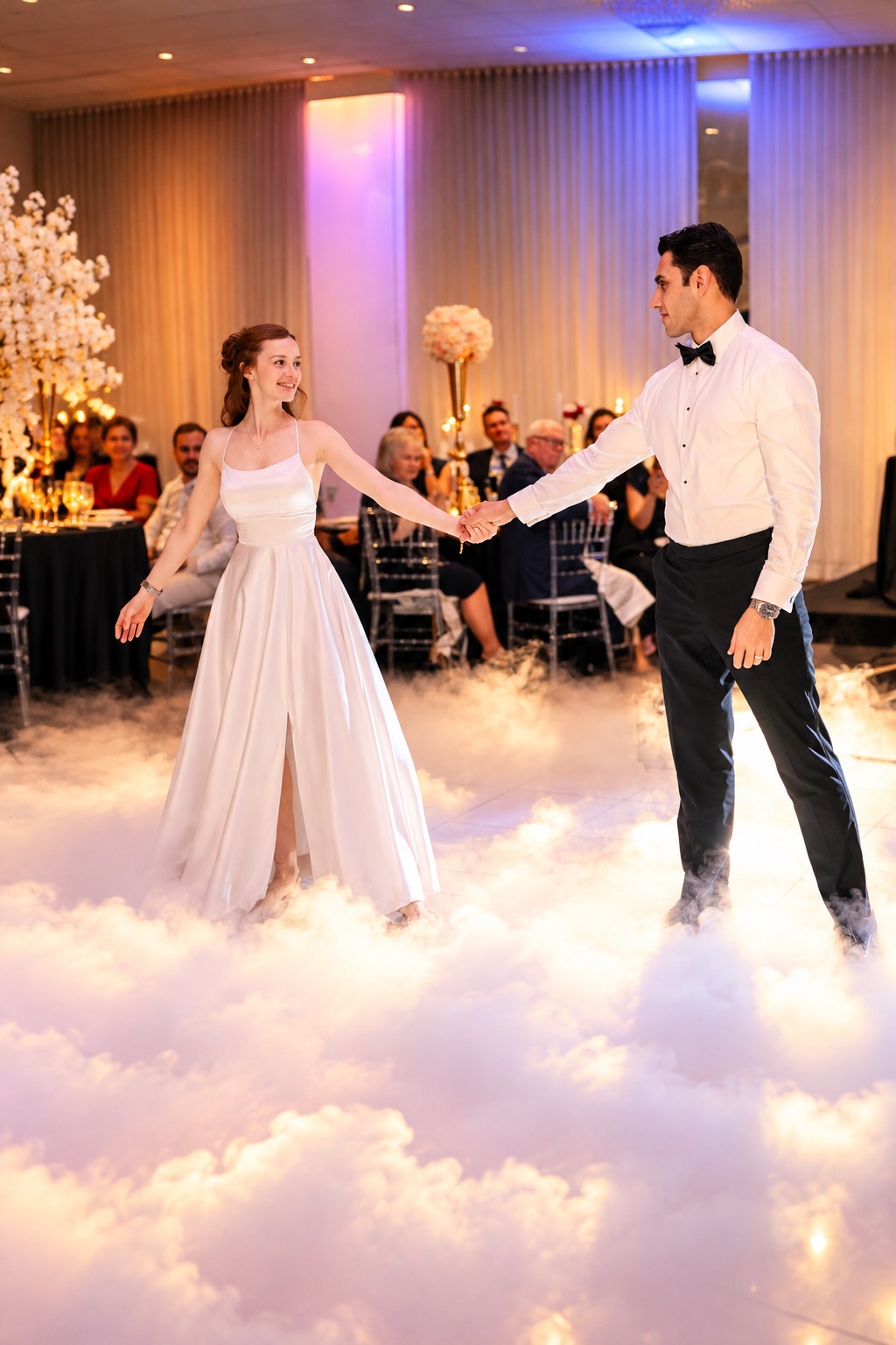 Jenna and Pouya dancing together