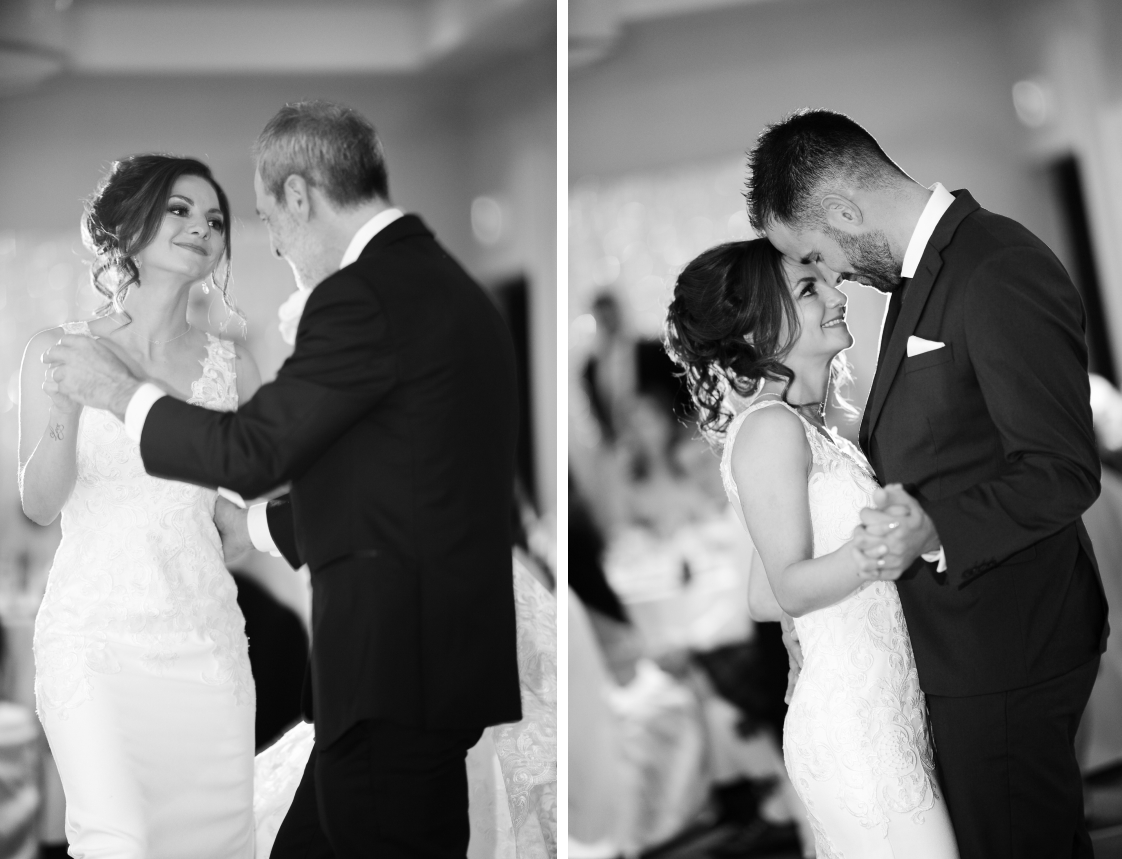 Father-daughter dance and first dance at Kristine and Kenneth's wedding